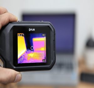 Recherche de fuite par camera thermique