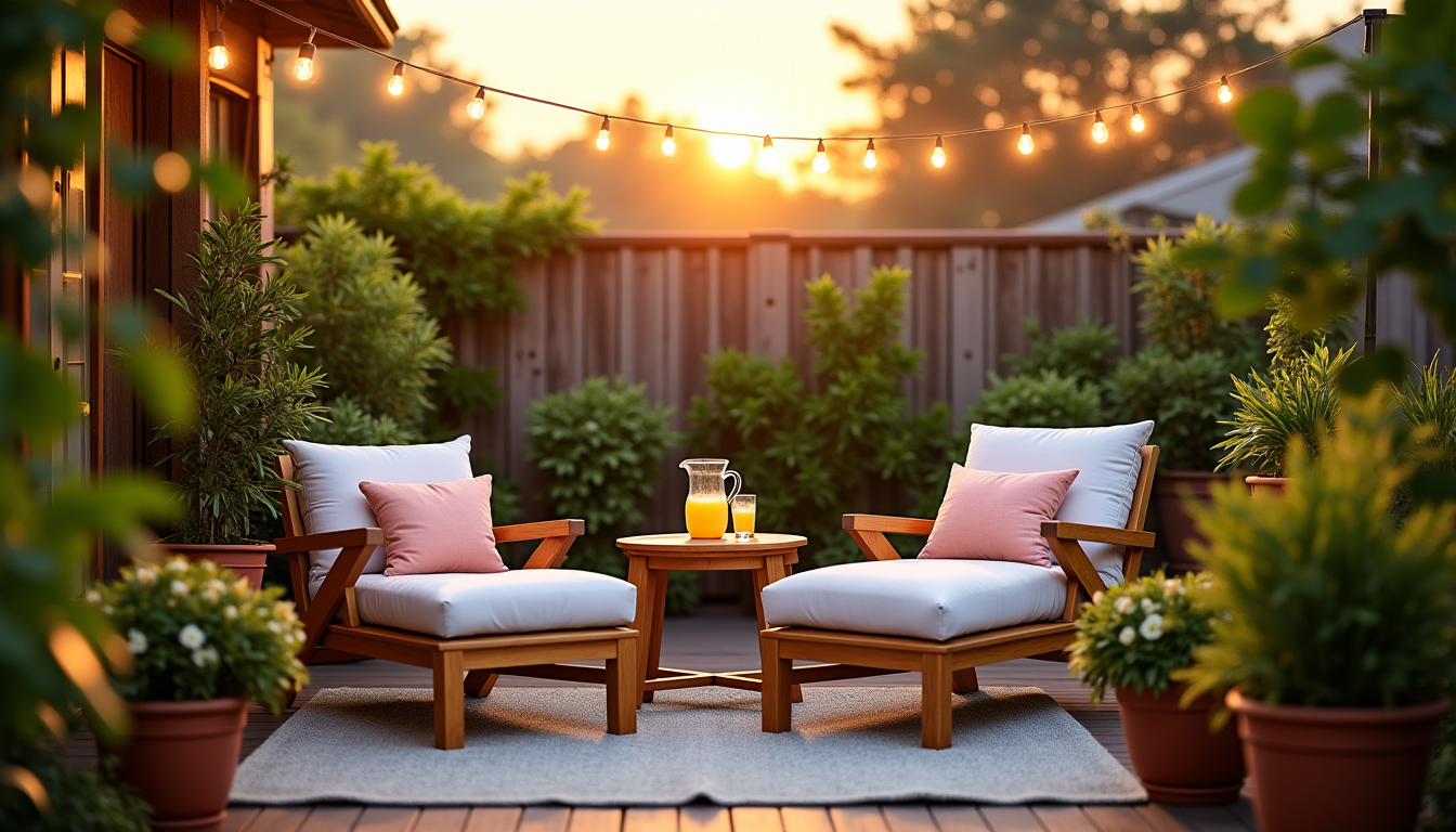Aménager un coin détente extérieur en un week-end