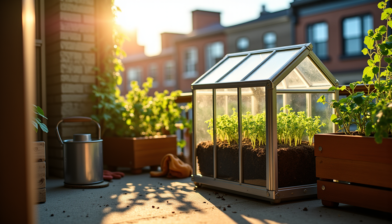 Comment utiliser une mini-serre et une jardinière de balcon pour vos semis ?